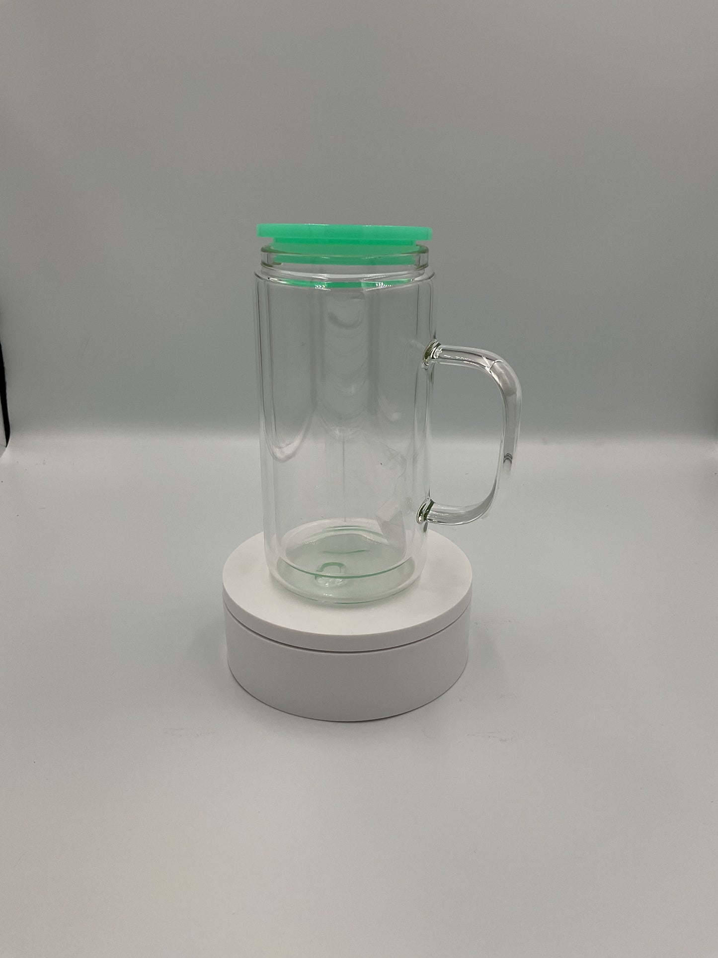 16oz Glass w/ handle