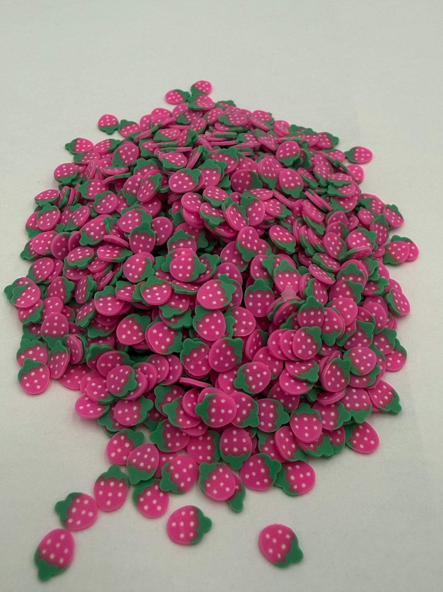 Pink strawberries