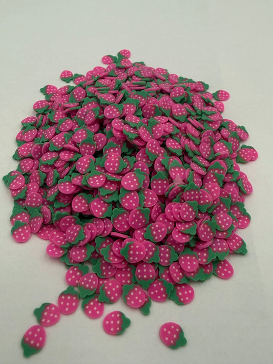 Pink strawberries