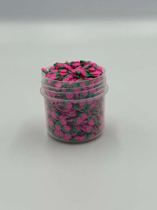 Pink strawberries