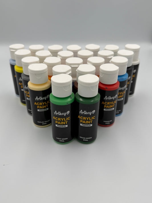 Acrylic paint set {24 colors}